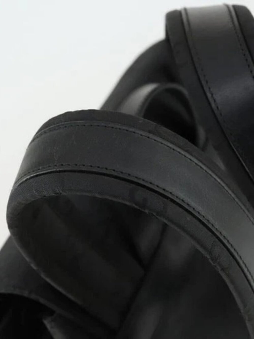 Share GUCCI GG Canvas Backpack Nylon Black Silver 003 - Picture 7 of 16